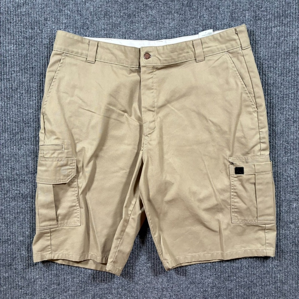 Dickies Mens Cargo Shorts Size 40 Beige Relaxed Fit Outdoor Utility High Rise